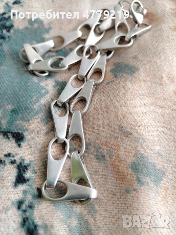 Масивен сребърен ланец , снимка 3 - Колиета, медальони, синджири - 54106114