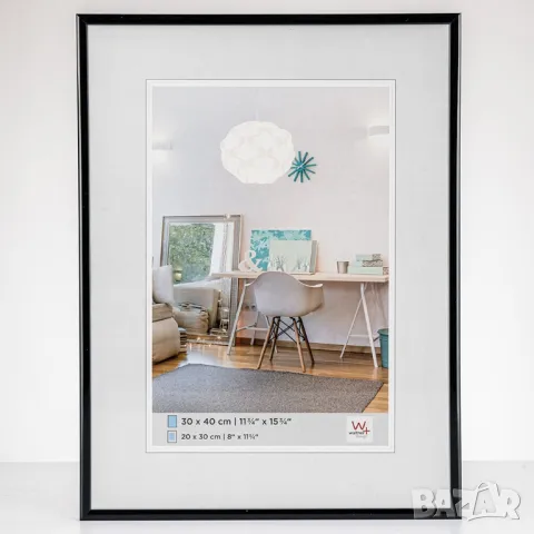 Чисто нова черна рамка за снимки New Lifestyle – 50x70 см