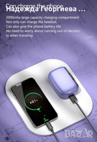 Безжични TWS слушалки, М32 F9 - EP94, снимка 4 - Друга електроника - 53200137