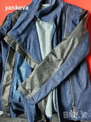 Дънков, дамски костюм на Деним, снимка 7 - Якета - 47483590