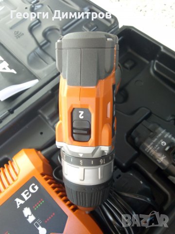 винтоверт 12V Li-ion нов AEG BS 12 C2 - две скорости, оригинал германски, снимка 4 - Винтоверти - 37918507
