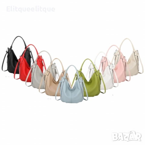 Стилна и просторна дамска чанта тип "торба", снимка 2 - Чанти - 52353506