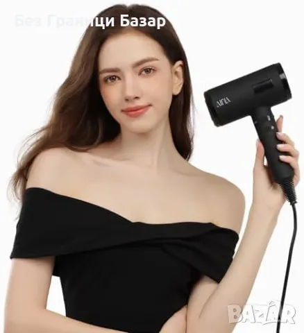 Нов Професионален Сешоар 2200W BLDC Йони Керамика 4 Приставки за коса, снимка 6 - Сешоари - 50033607