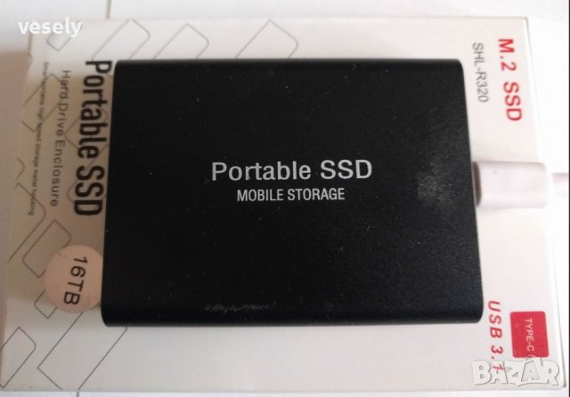 Външен SSD диск 16 TB, снимка 1 - Твърди дискове - 37899220