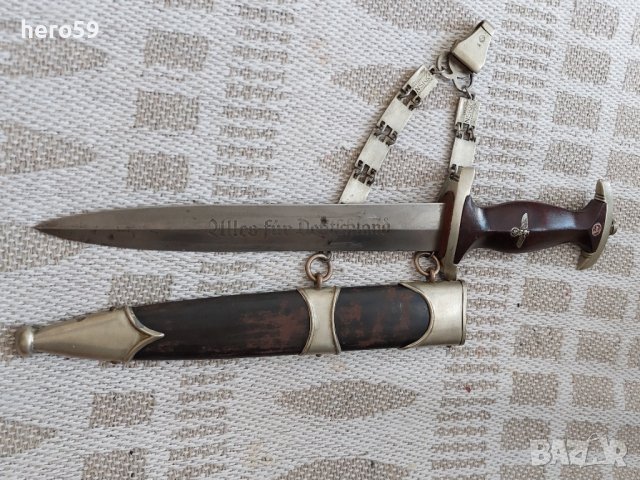 WW2-Немски параден нож NSKK-1933-34, снимка 18 - Антикварни и старинни предмети - 42873261
