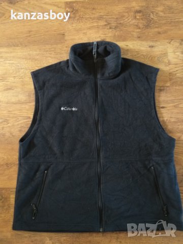 Columbia Men's Full Zip - страхотен поларен елек ХЛ, снимка 5 - Спортни дрехи, екипи - 42450282