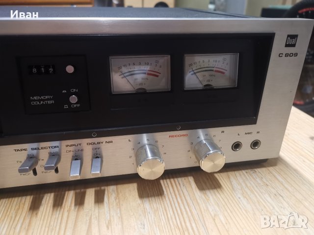 Dual C809 касетен дек, снимка 3 - Декове - 42643971