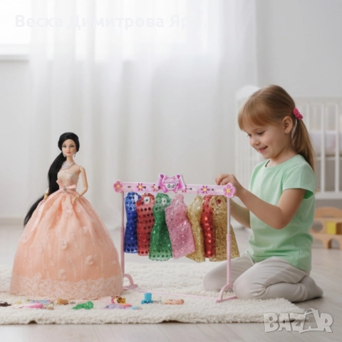 Голяма кукла с много рокли и аксесоари Beautiful Doll, снимка 6 - Кукли - 52712372