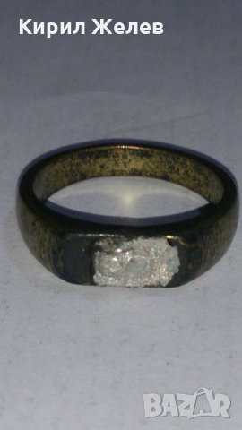 Метален златист пръстен - 56371, снимка 2 - Пръстени - 29248776