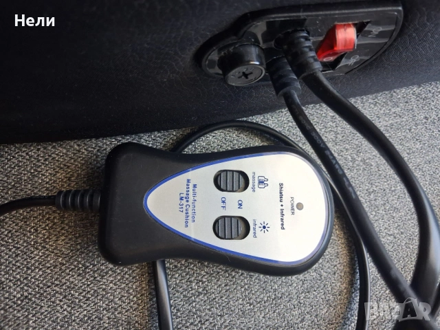 МАСАЖИРАЩА СЕДАЛКА за гръб и шия, снимка 2 - Масажори - 53170098