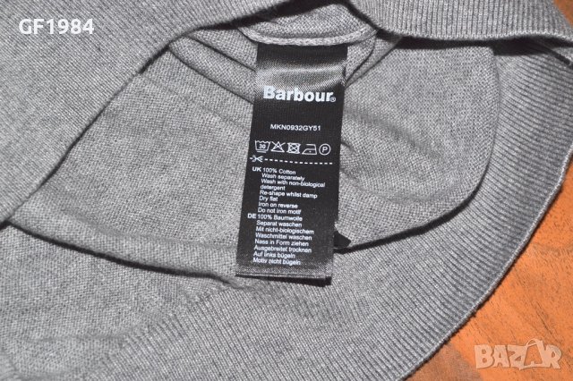 Barbour - мъжки пуловер, размер М, снимка 4 - Пуловери - 39200861