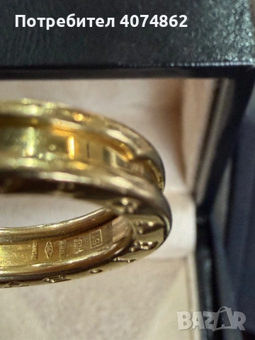 Пръстен Bvlgari B.Zero1, снимка 4 - Пръстени - 54090373