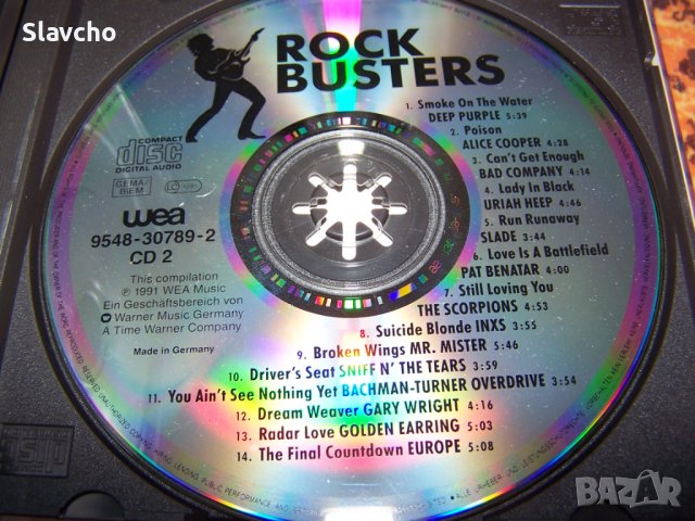 Компакт дискове на Rock Busters 2-CD, 1991/ Hit It: 24 originale top hits 2 cd box, снимка 11 - CD дискове - 38076701