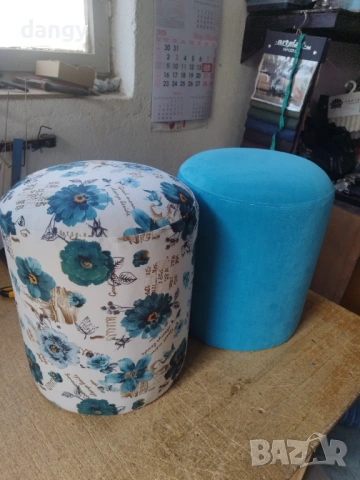 Кръгли табуретки, снимка 13 - Дивани и мека мебел - 49010938