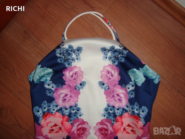 GUESS  рокля на цветя, снимка 4 - Рокли - 30993361