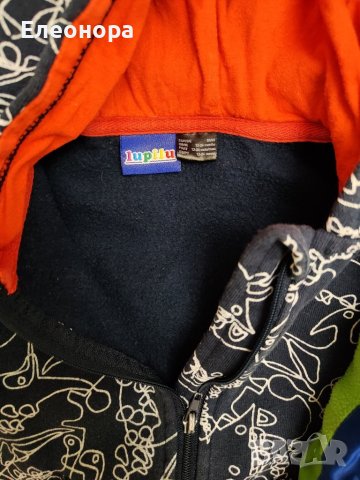 Детски ватиран елек и суичър Lupilu, размер 86/92, снимка 6 - Бебешки якета и елеци - 42597890