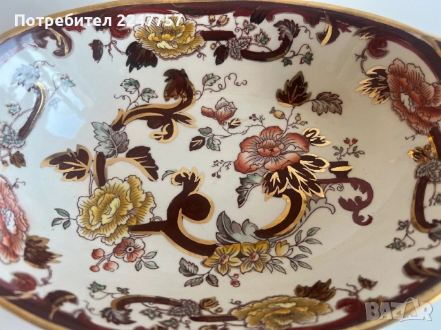 Купа порцелан Masons Brown Velvet, снимка 9 - Антикварни и старинни предмети - 54004372