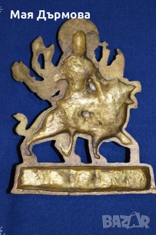 старинна ориенталска фигурка от позлатен бронз, снимка 6 - Антикварни и старинни предмети - 17352094