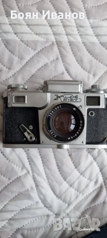 Ретро Фотоапарат КИЕВ, снимка 3 - Антикварни и старинни предмети - 39753784