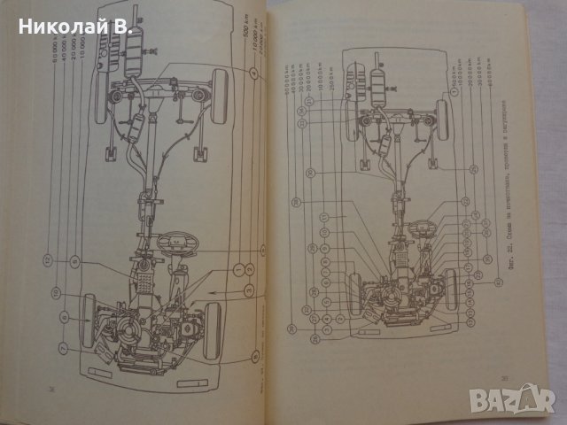 Книга Ръководство по експлуатация на ВаЗ 2107 Лада на Български език, снимка 8 - Специализирана литература - 37040018