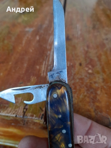 Стар джобен нож,ножче,ножка #171, снимка 6 - Други ценни предмети - 53097223