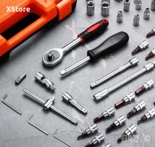 Комплект инструменти за ремонт на автомобил, 121 части, снимка 5 - Куфари с инструменти - 51399004