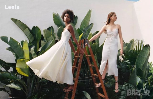 Рокля от сатен ZARA, снимка 18 - Рокли - 40864819