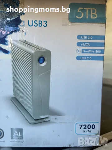 Външен твърд диск LaCie d2 Quadra USB 3.0 5TB, снимка 8 - Външни хард дискове - 55754603
