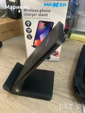 Бързо Безжично зарядно устройство за телефони и таблети, снимка 8 - Друга електроника - 50536246