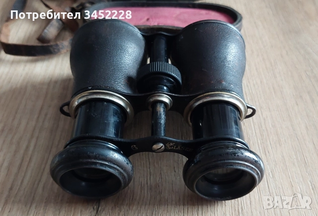 бинокъл винтидж с кожен калъф за колекционери , снимка 7 - Антикварни и старинни предмети - 52592755