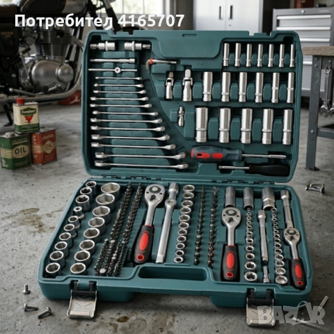 Гедоре Stark's от 216 части - пълен комплект инструменти за домашна и професионална употреба