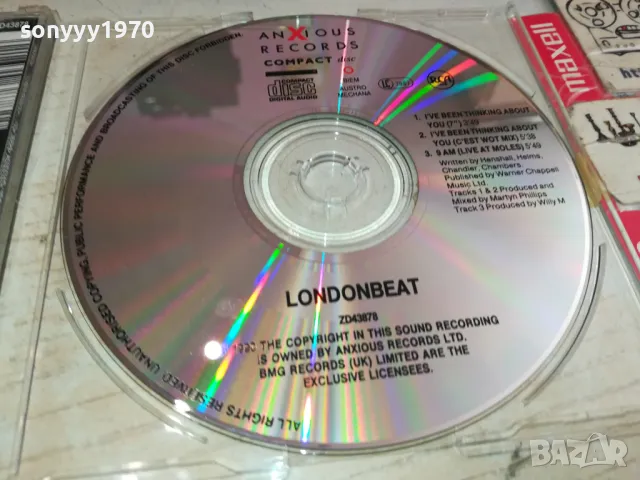 LONDONBEAT CD-ВНОС GERMANY 1505251928, снимка 4 - CD дискове - 50304070