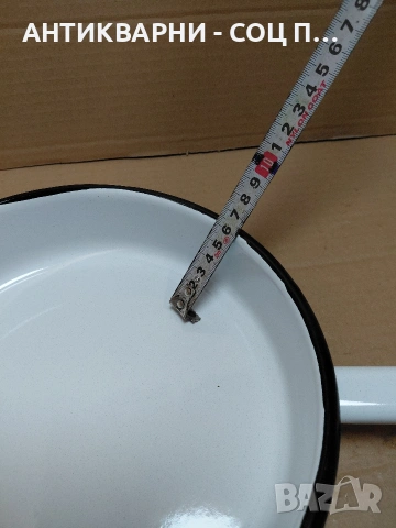 Соц Стар Емалиран Тиган. НОМЕР 538., снимка 8 - Антикварни и старинни предмети - 54306505