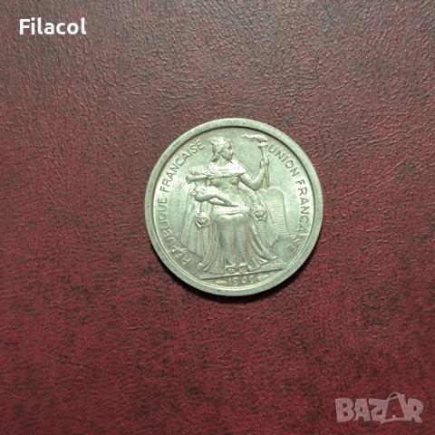 Френска Полинезия 2 франка 1949 г.