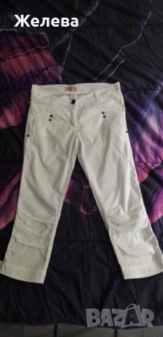 Дамски бял летен панталон, снимка 1 - Панталони - 36743407
