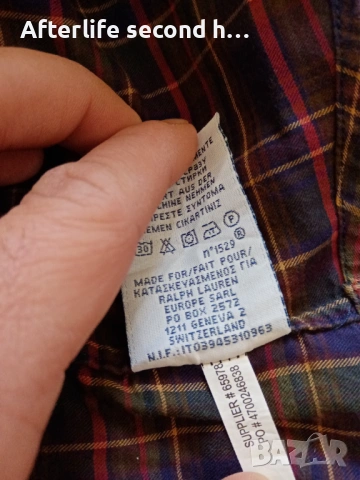 Polo Ralph Lauren Мъжка риза, снимка 3 - Ризи - 54077279