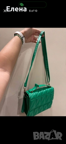 Зелена чанта, снимка 5 - Чанти - 54204161