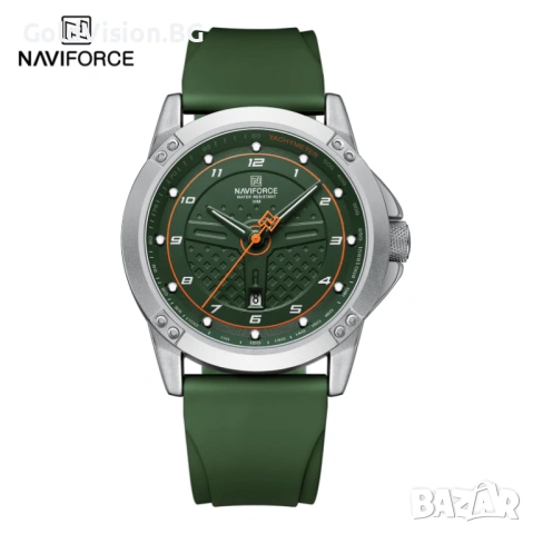Мъжки часовник Naviforce 8031 – Green + ПОДАРЪК