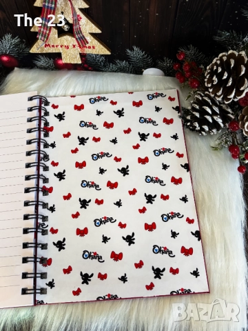 Kоледен тефтер Стич, ръчна изработка, снимка 8 - Други - 52708659