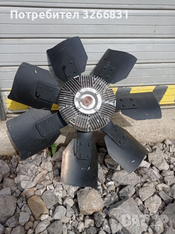 Виско с перка за радиатор багер CASE, снимка 3 - Части - 36538985