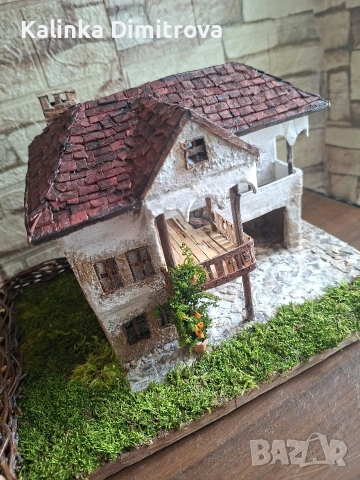 Макет на стара къща,съхранила духа на времето., снимка 7 - Декорация за дома - 53948715