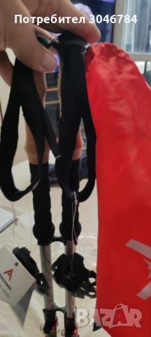 Туристически щеки Atacama Nordic Walking за жени и мъже, сгъваеми, изработени от карбон и алуминий -, снимка 4 - Спортна екипировка - 53887334