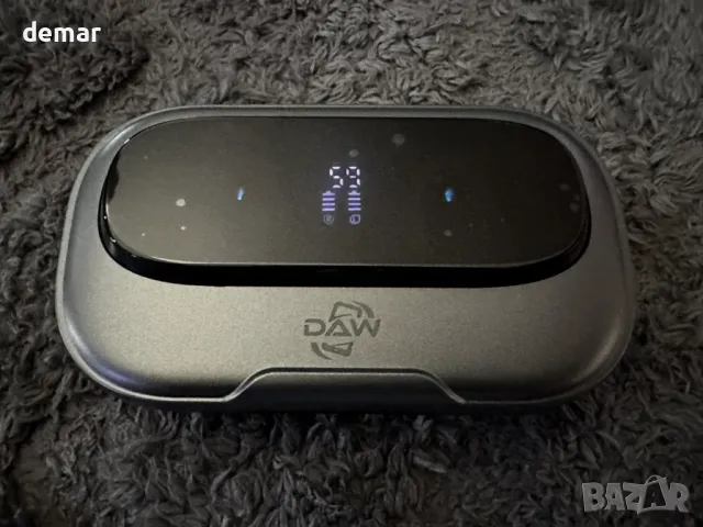 Daw J13 3D Sound Безжични слушалки, Bluetooth V5.3, OWS технология с калъф за зареждане, сребристи, снимка 10 - Безжични слушалки - 49623525