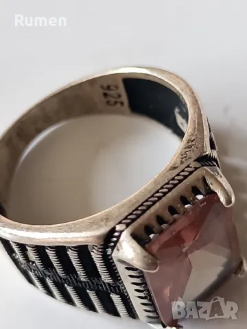 Сребърен пръстен , снимка 2 - Пръстени - 48963186