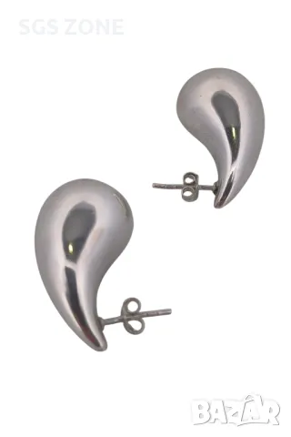 Луксозни Обеци Сребро 925, снимка 3 - Обеци - 49526032