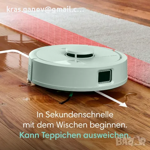 iRobot Roomba Mini – 7000 Pa, LiDAR, моп и AutoEmpty станция, снимка 7 - Прахосмукачки - 55879824