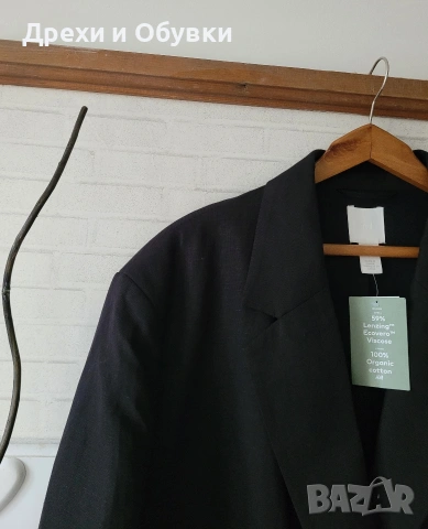 Черен нов блейзър H&M , снимка 4 - Сака - 51291217