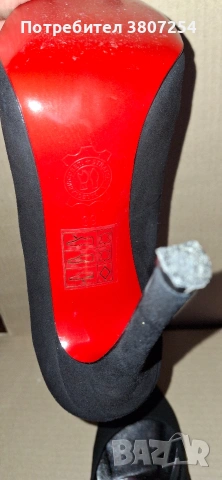 Дамски обувки на ток. Естествен велур. , снимка 6 - Дамски ежедневни обувки - 53284018