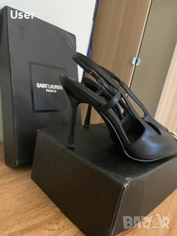 Обувки Saint Laurent , снимка 4 - Дамски обувки на ток - 52492462