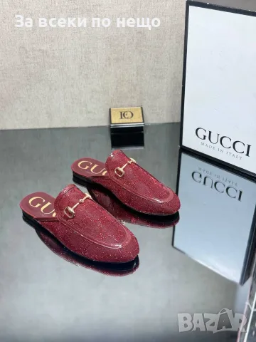 Gucci Дамски Затворени Чехли Гучи - Различни Цветове Код SEM-336